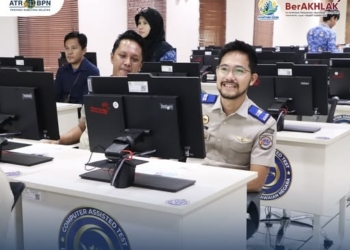 Pelaksaan Ujian Dinas Periode II dan Ujian Penyesuaian Kenaikan Pangkat Tahun 2026 di BKN Palembang