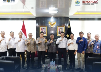 BPN Sumsel Koordinasi Penanganan Dampak Sosial Pembangunan Jalan Tol Trans Sumatera Bersama Polda Sumsel