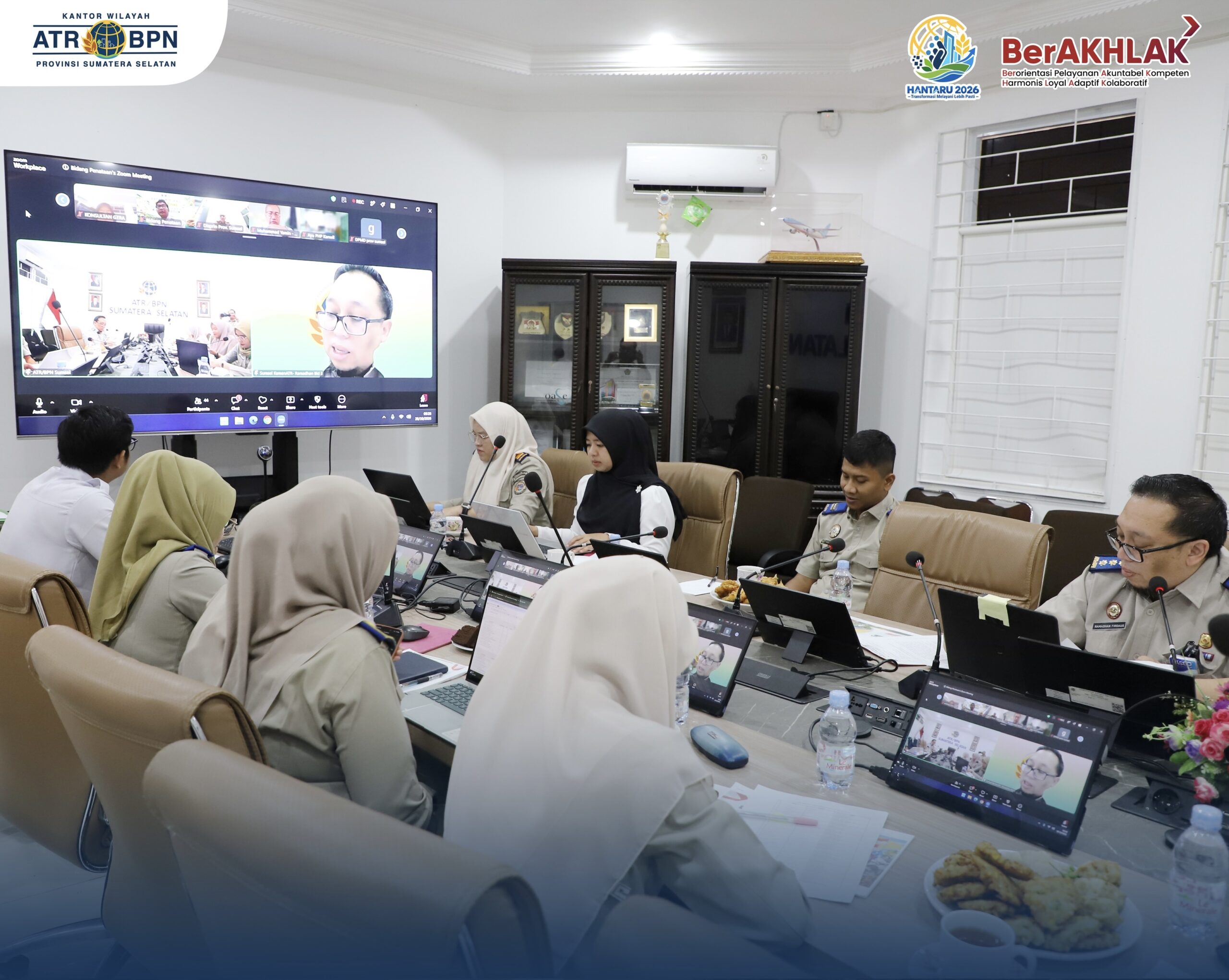 Kanwil BPN Sumsel Gelar Rapat GTRA Guna Wujudkan Reforma Agraria yang Berkelanjutan