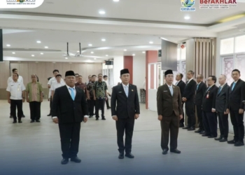 Kanwil BPN Sumsel Ikuti Pelantikan Pengambilan Sumpah Janji Jabatan Manajerial dan Fungsional